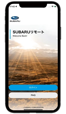MySubaru Connect TOP画面