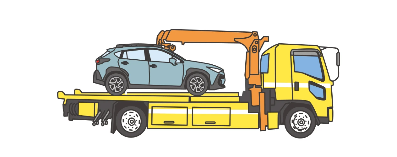 MySubaru Connect レッカー車到着 イメージ