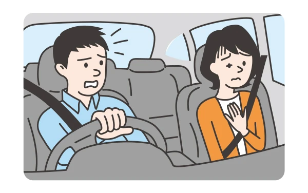 MySubaru Connect 同乗者の急な体調不良時のイメージ