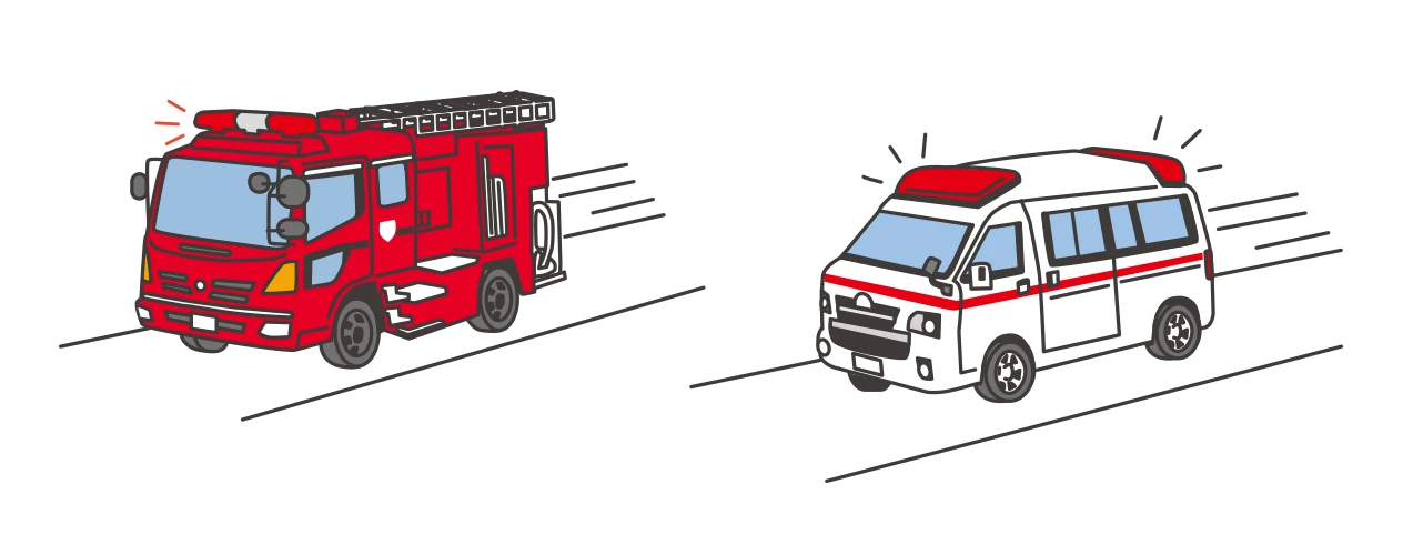 MySubaru Connect 緊急車両出動 イメージ