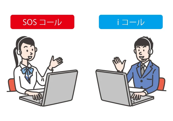 MySubaru Connect SOSコールとiコールの窓口は連携イメージ