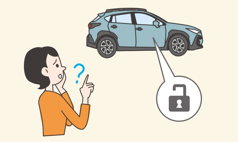 MySubaru Connect ドアロック&アンロック イメージ