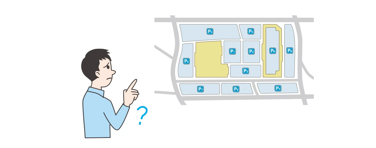 MySubaru Connect 駐車場所を忘れてしまった時のイメージ