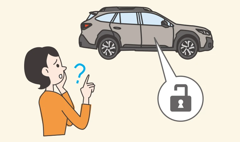 MySubaru Connect ドアロック&アンロック イメージ