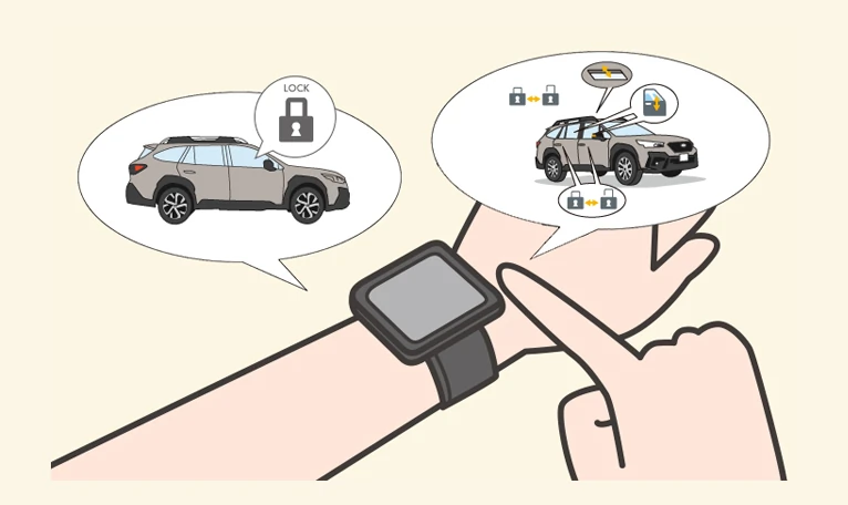MySubaru Connect スマートウォッチ連携 イメージ