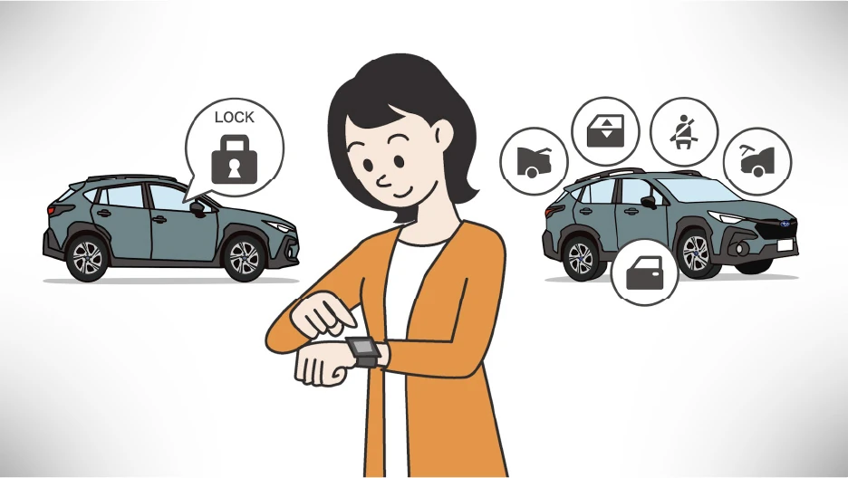 MySubaru Connect スマートウォッチ連携 動画イメージ