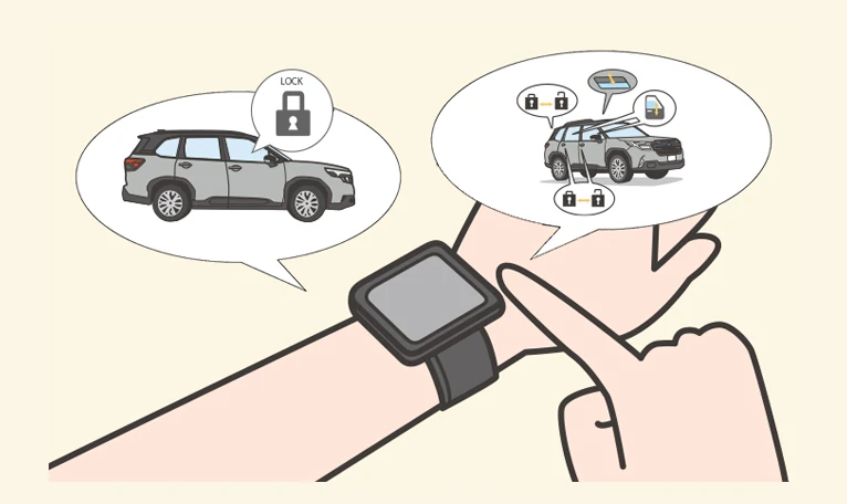MySubaru Connect スマートウォッチ連携 イメージ