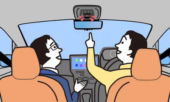 実車でヘルプネットの動作確認 イメージ