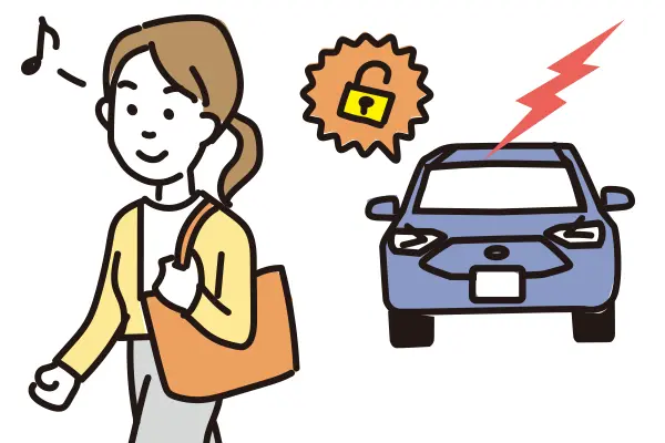 マイカーサーチ　うっかりドアのロックをし忘れた イメージ
