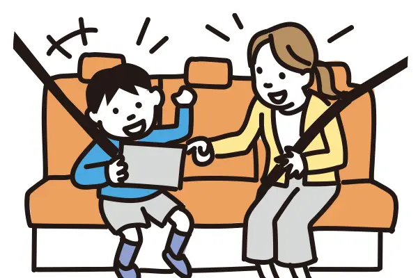 車内Wi-Fi　データ通信量も気にすることなく楽しめる イメージ