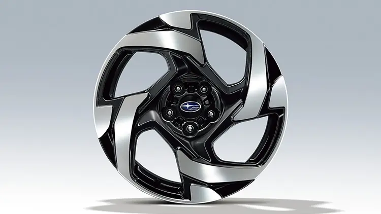 クロストレック Premium S:HEV　225/55R18 オールシーズンタイヤ&18インチアルミホイール（ダークメタリック塗装＋切削光輝）（ストロングハイブリッド用）