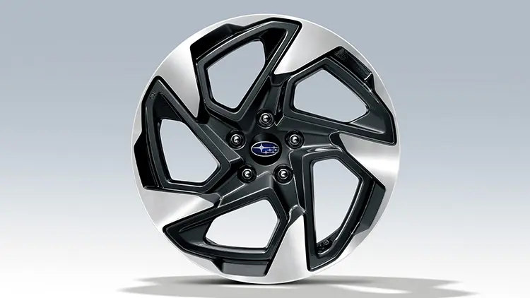クロストレック Limited Sun Blaze Edition　225/55R18 オールシーズンタイヤ&18インチアルミホイール（ダークメタリック塗装＋切削光輝）