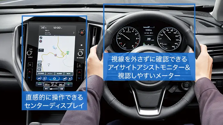 クロストレック　インターフェース