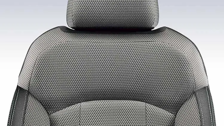 シート表皮 ファブリック/トリコット［グレー/ブラック（シルバーステッチ）］（Premium S:HEV用）