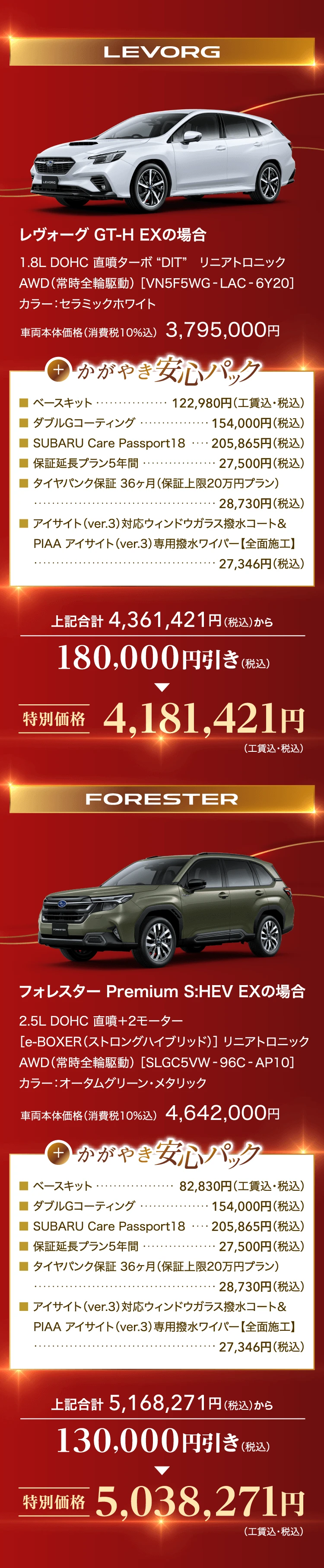 LEVORG FORESTER