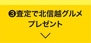 ボタン3　③査定で北信越グルメプレゼント