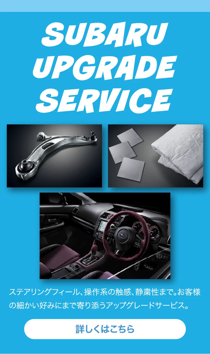 SUBARU UPGRADE SERVICE