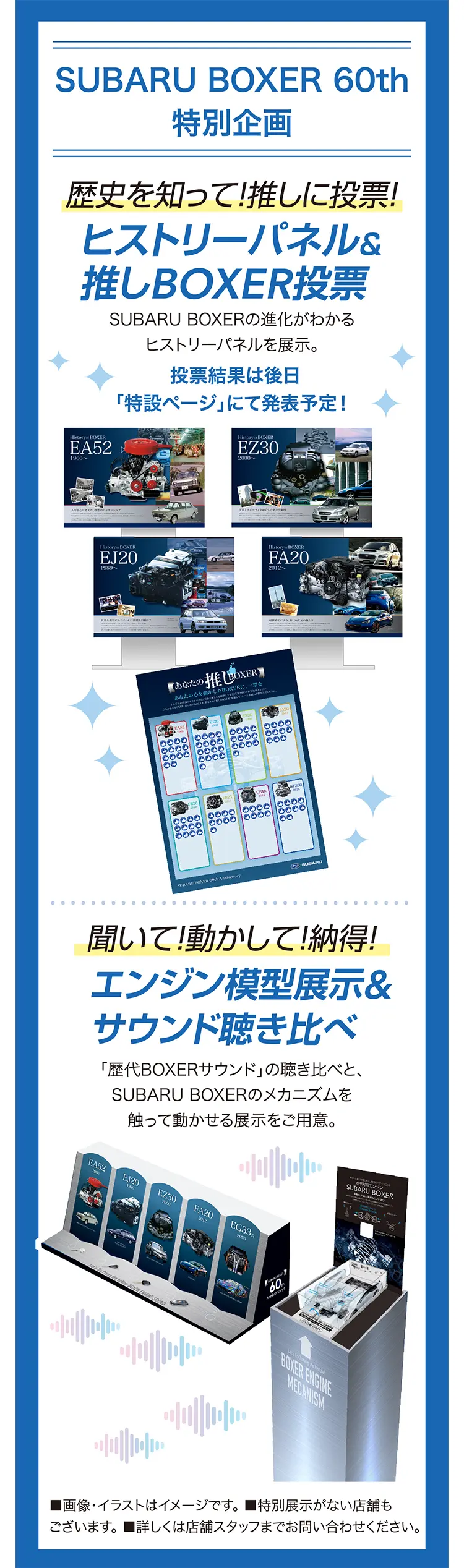 SUBARU BOXER 60th 特別企画