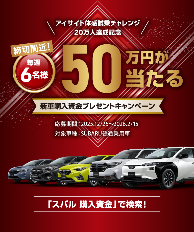 新車購入資金プレゼントキャンペーン