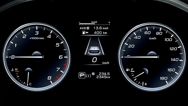 フォレスター Touring 4.2インチマルチインフォメーションディスプレイ付ルミネセントメーター