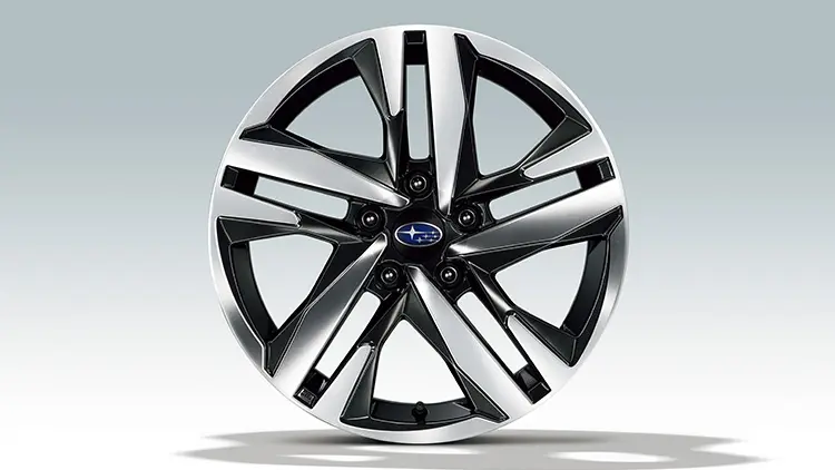 インプレッサ ST-H　215/50R17タイヤ&17インチアルミホイール（ダークメタリック塗装＋切削光輝）