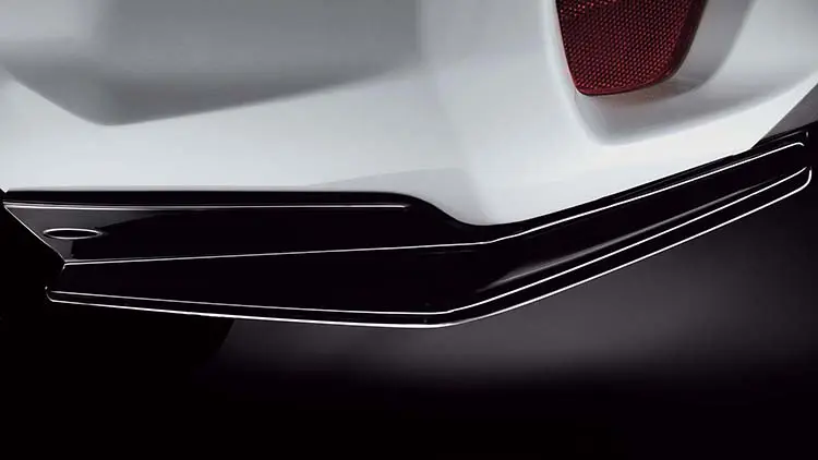 STI リヤサイドアンダースポイラー ブラック