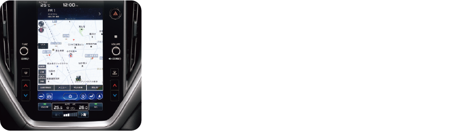 インプレッサ・クロストレックのナビゲーション機能 88,000円OFF