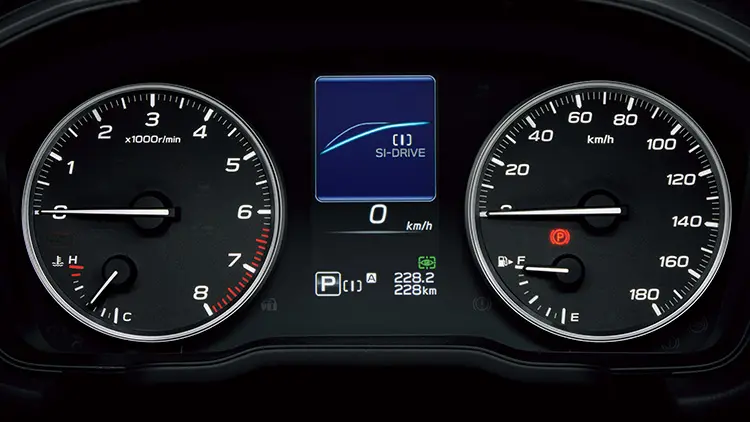 インプレッサ 4.2インチマルチインフォメーションディスプレイ付ルミネセントメーター
