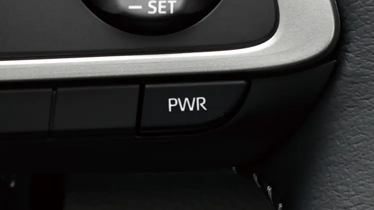 ジャスティ　POWERモード切替スイッチ