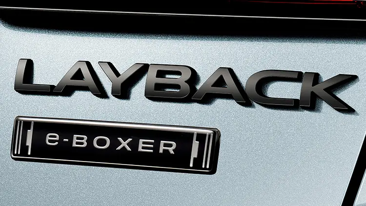 レヴォーグ レイバック Premium Black S:HEV EX LAYBACKリヤオーナメント(ラスターブラック塗装)