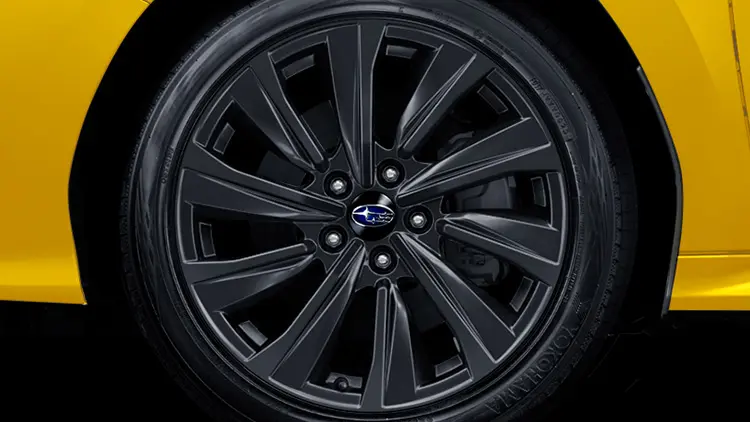 レヴォーグ STI Sport R-Black Limited Ⅱ（STI Sport EX特別仕様車）　225/45R18タイヤ&18インチアルミホイール（ブラック塗装＋切削光輝）（STI Sport用）