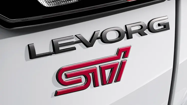 LEVORG/シンメトリカルAWDリヤオーナメント（ラスターブラック塗装）