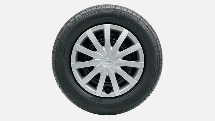 プレオプラス F　155/70R13タイヤ&13インチフルホイールキャップ