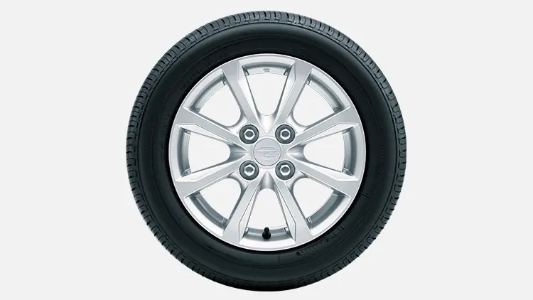 プレオプラス G　155/65R14タイヤ&14インチアルミホイール