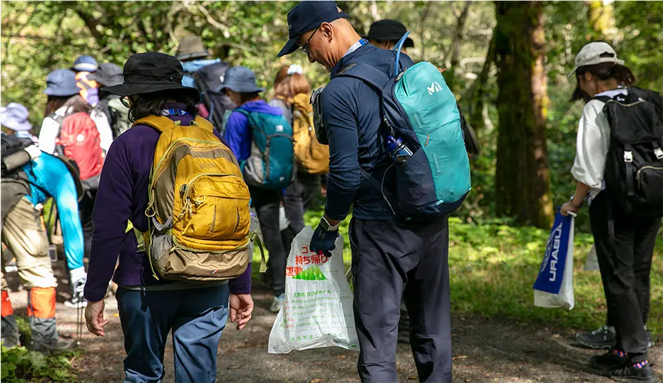 上高地ガイドウォーク 活動イメージ
