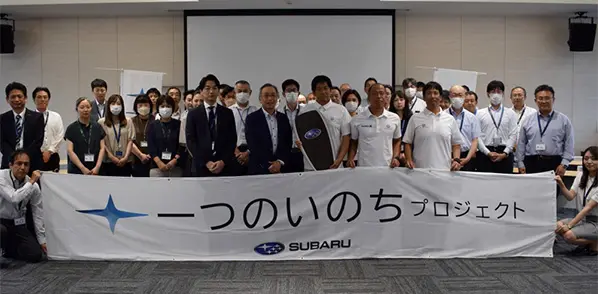 東海地区スバルグループ 2024年7月に行われたライフセービング協会へのライフセーバーカーの貸与