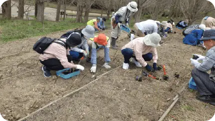 スバル近畿と神戸市公園緑化協会の活動イメージ