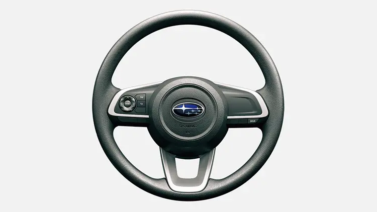 レックス G HYBRID　ウレタンステアリングホイール（シルバー加飾付）