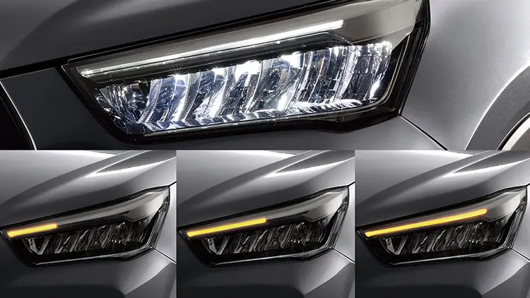 レックス Z HYBRID　LEDヘッドランプ（オートレベリング機能付）／LEDクリアランスランプ／LEDシーケンシャルターンランプ