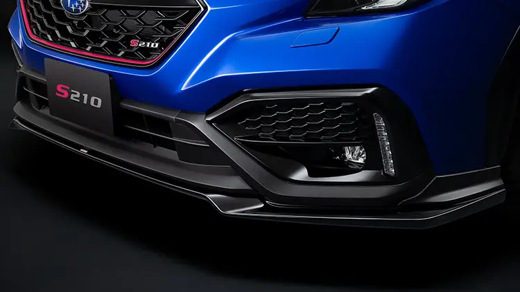 STI フロントアンダースポイラー（ブラック）&LEDアクセサリーライナー
