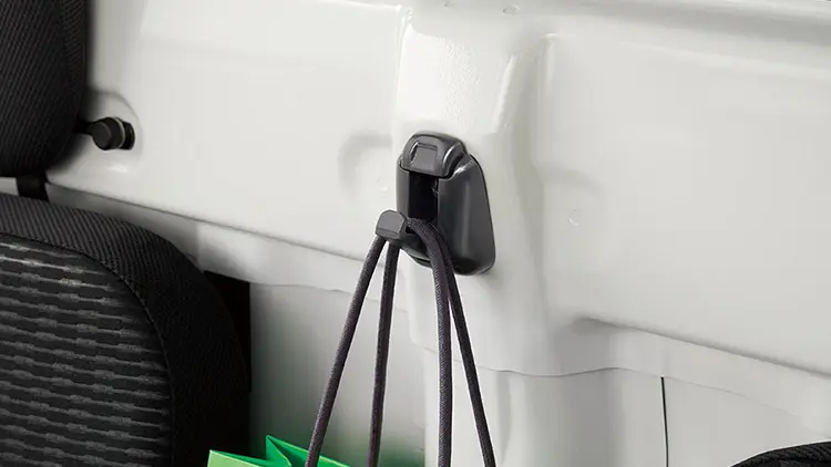 ショッピングフック（バックパネル）　耐荷重：約10kg　標準装備　TB　TA　TC