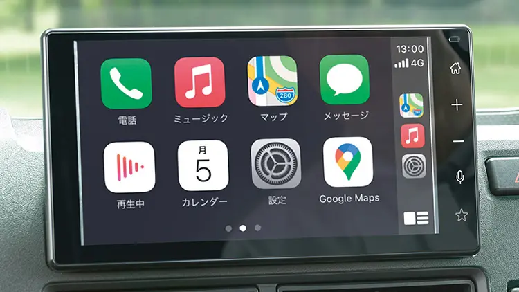 サンバートラック　スマートフォン連携9インチディスプレイオーディオ
