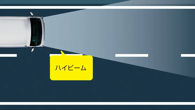 サンバーバン　ハイビーム