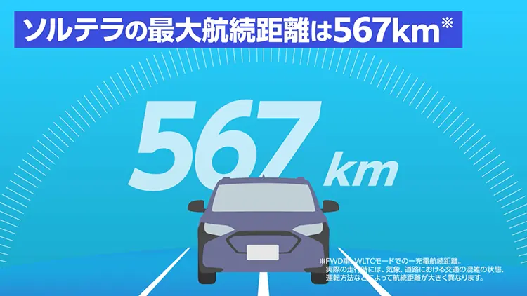 ソルテラ 航続距離