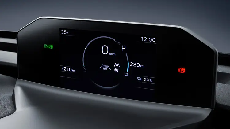 ソルテラ　7インチTFTフルグラフィックメーター