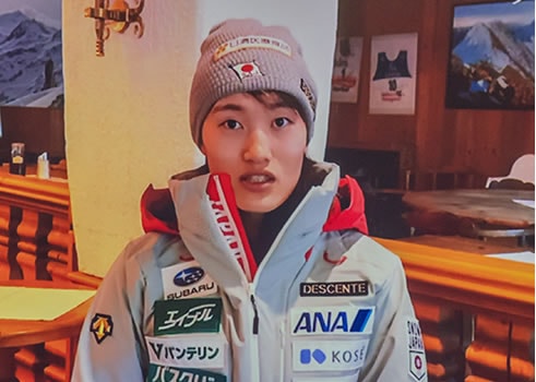 スバルが応援する日本代表の安藤麻選手（アルペン）