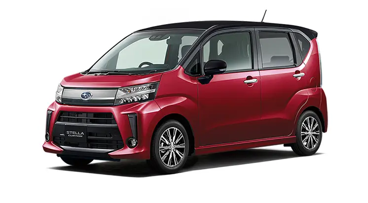 ステラ カスタム R 2WD　ブラック／ファイアークォーツレッド・メタリック（55,000円高・消費税10%込）