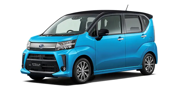 ステラ カスタム R 2WD　ブラック／スプラッシュブルー・メタリック（55,000円高・消費税10%込）