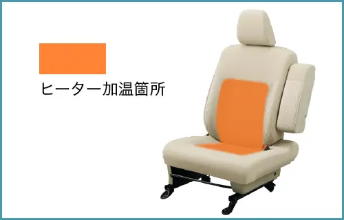 ステラ　運転席シートヒーター イメージ