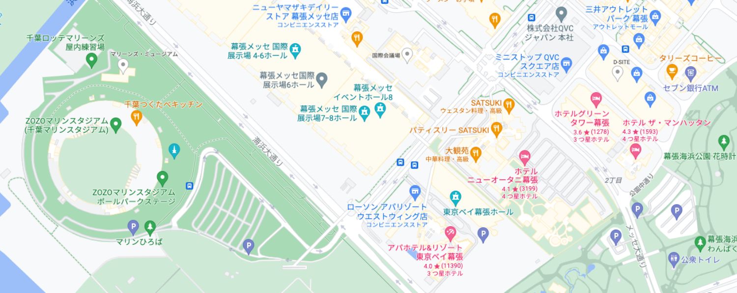 会場周辺地図 | SUBARU東京オートサロン2023